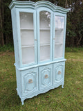 French Provincial China Cabinet