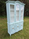 French Provincial China Cabinet