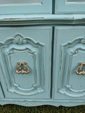 French Provincial China Cabinet