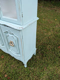 French Provincial China Cabinet