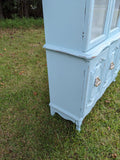 French Provincial China Cabinet