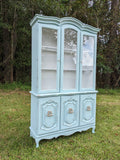 French Provincial China Cabinet